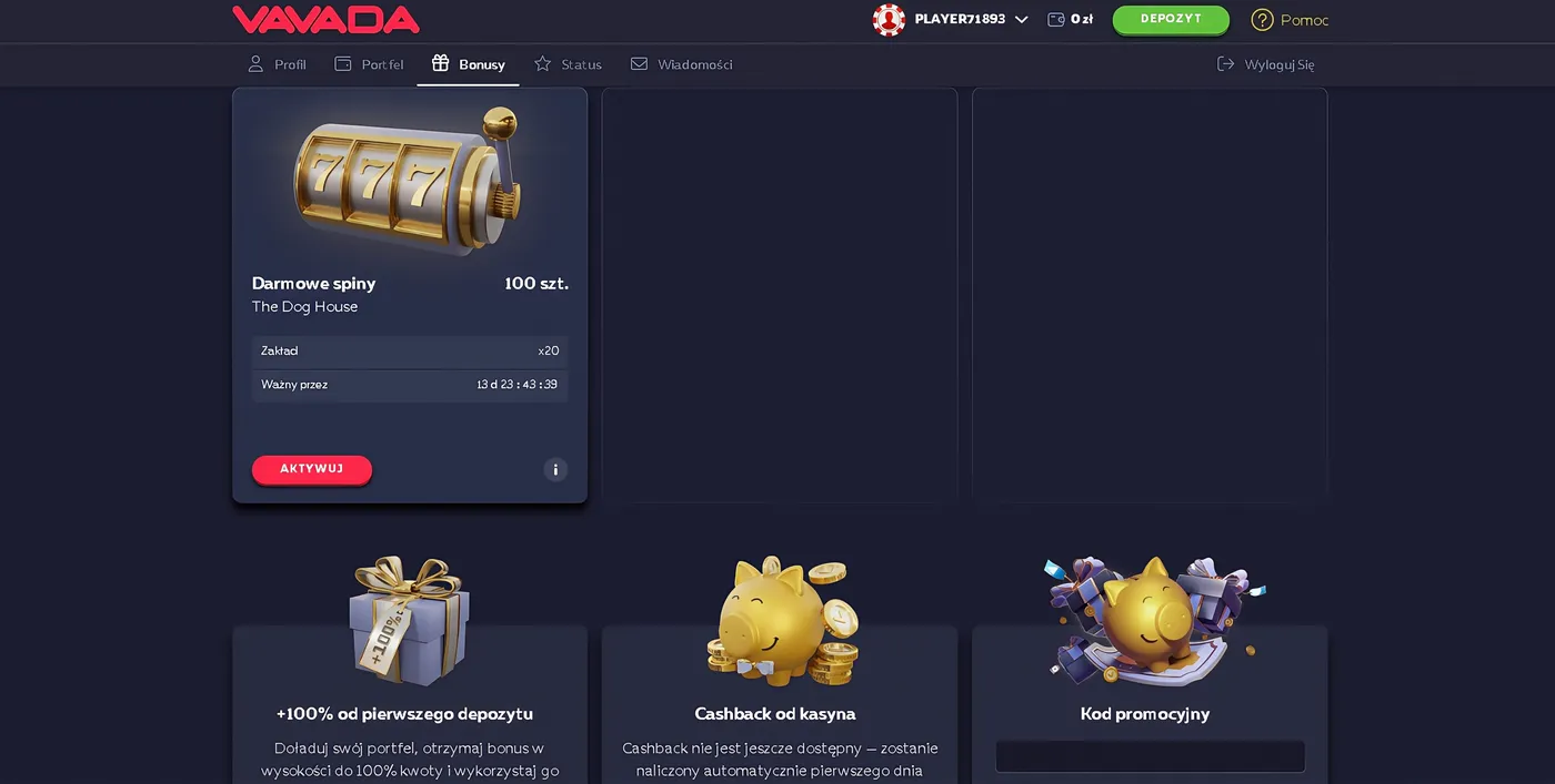 Vavada Free Spins Code: Aktywne Kody 2026